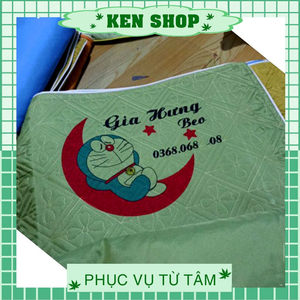 Gối in hình doraemon cho bé (kèm ruột)