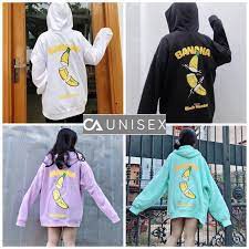 Áo KHOÁC Hoodie TRÁI CHUỐI BANANA Unisex | BigBuy360 - bigbuy360.vn