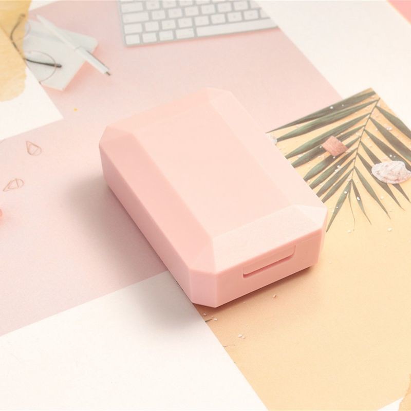 Hộp Đựng Kính Áp Tròng Màu Pastel Có Gương Tiện Dụng Mang Theo Du Lịch