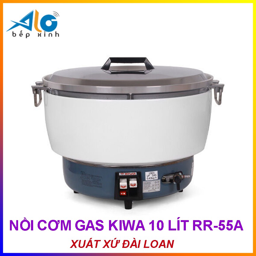 Nồi cơm gas Kiwa 10 lít MK-55A - Xuất xứ Đài loan - Alo Bếp xinh