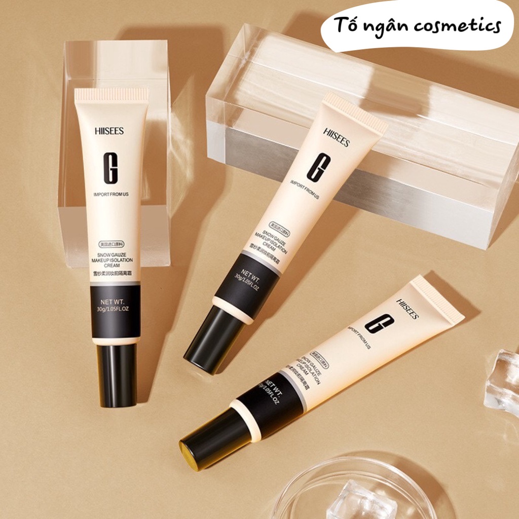 [ Hàng chính hãng ] Kem nền che khuyết điểm Hiisees chữ G