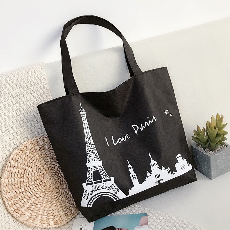 Túi Tote vải canvas hot trend pr form vuông