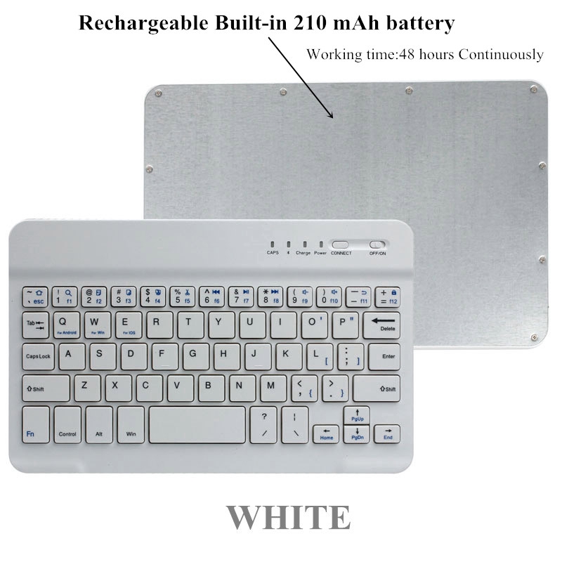 9 inches Bluetooth Wireless Keyboard For IOS Android Windows Tablet