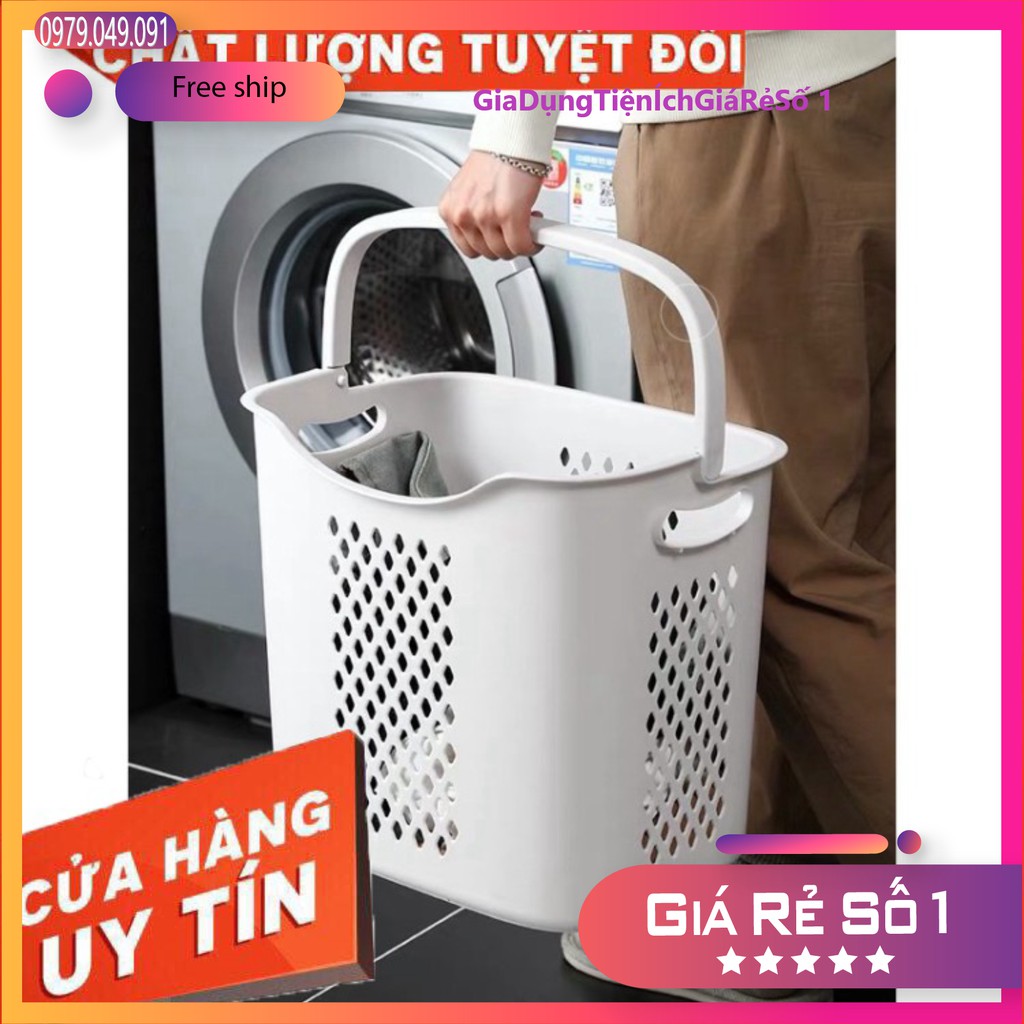 Kệ đựng đồ 3 tầng đa năng, Rổ đựng quần áo 3 tầng có bánh xe nhựa cao cấp.