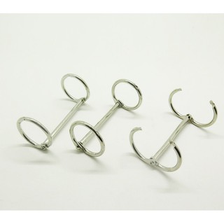 Khoen tròn inox đôi 2cm làm Flashcard, sổ, tài liệu,album, học liệu cho bé đủ loại
