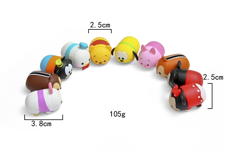 Set 10 Mô Hình Nhân Vật Hoạt Hình Mini Trang Trí Cầu Thang / Xe Ô Tô