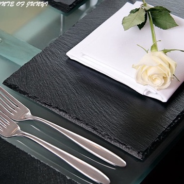 (DÀY-CHẤT LƯỢNG) ĐĨA ĐÁ ĐEN trang trí chụp ảnh food hình chữ nhật vuông. khay đá nướng decor trang trí bàn tiệc nhà hàng