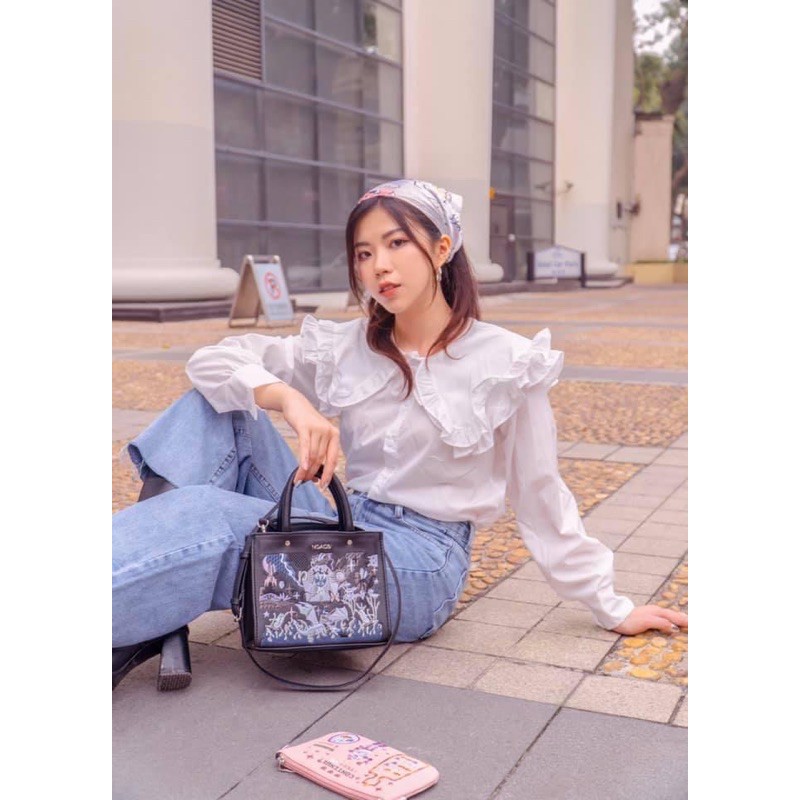 [Mã 2611THTRANG100K hoàn 10% xu đơn 99K] Túi xách da nữ đeo chéo The Book Bag Ngaos | BigBuy360 - bigbuy360.vn