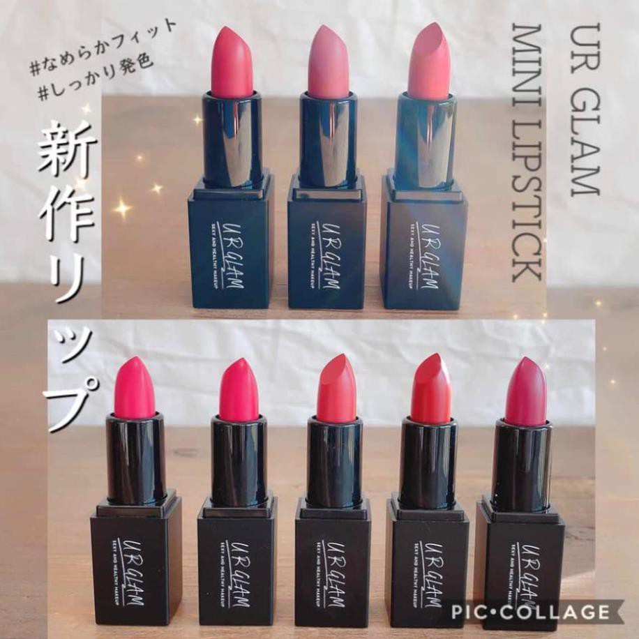 (SALE) Son lì có dưỡng môi Mini Lipstick Urglam Nội địa Nhật Bản