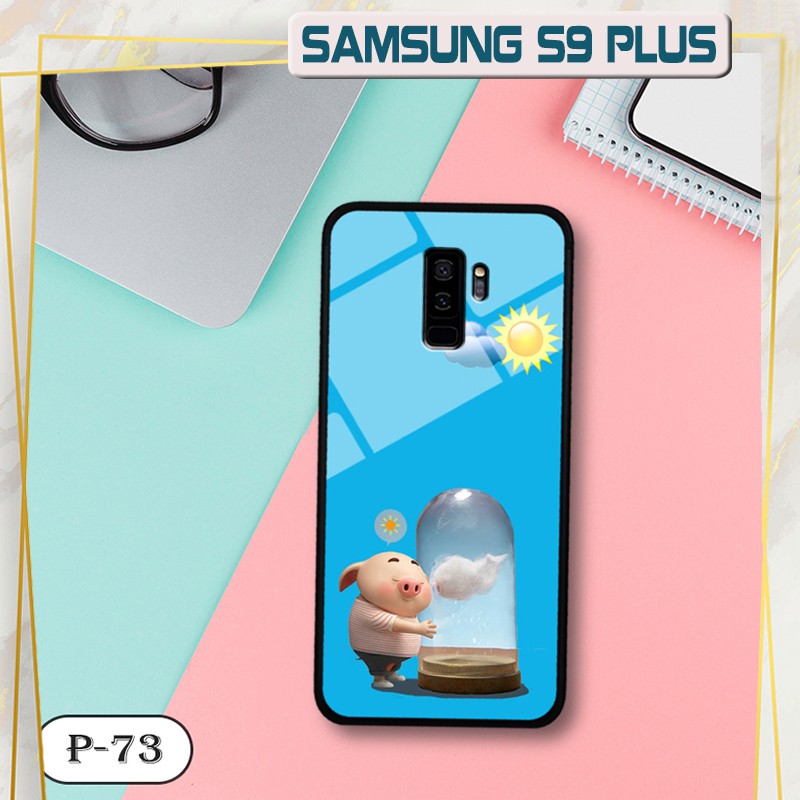 [Mã ELORDER5 giảm 10K đơn 20K] Ốp kính in hình cute Samsung S9 Plus