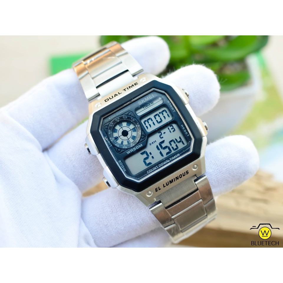 Đồng hồ Nam SKMEI 1335 Điện tử dây thép | BigBuy360 - bigbuy360.vn