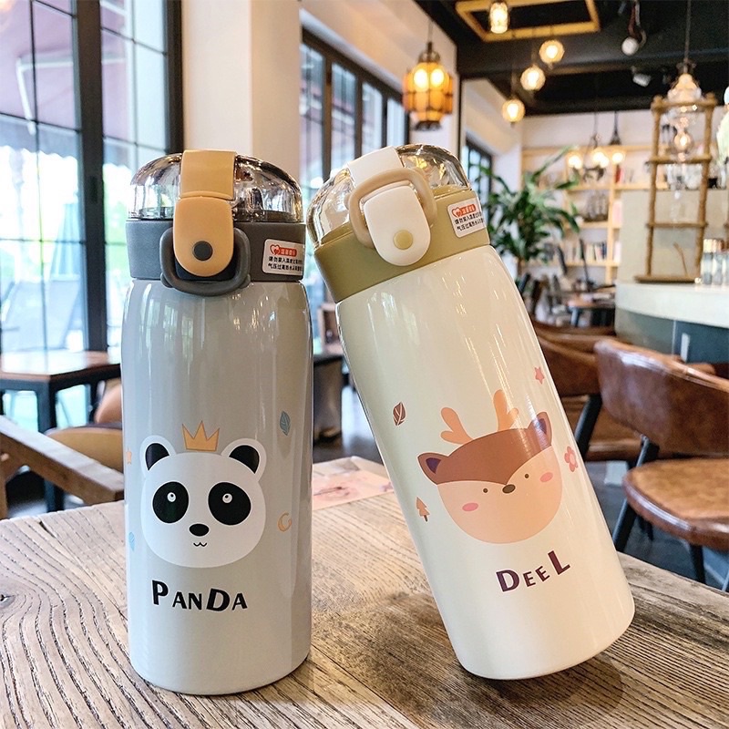Bình Giữ Nhiệt Cute 500ml Họa Tiết Dễ Thương