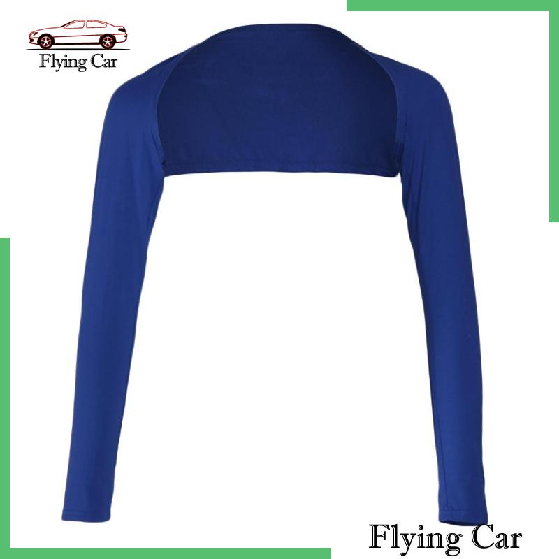 [Lzdjfmy2] Khăn Trùm Đầu Tay Dài Hở Vai Màu Trắng Trơn Co Giãn Phong Cách Ramadan