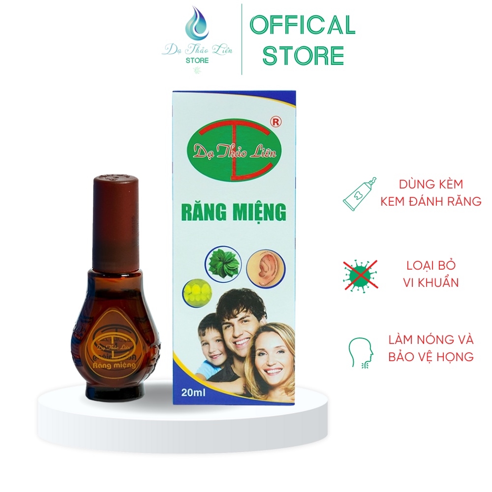 Tinh Dầu Răng Miệng Dạ Thảo Liên 20ml Thảo Dược Thiên Nhiên,  Da Thao Lien Oral Essential Oil 100% natural 20ml