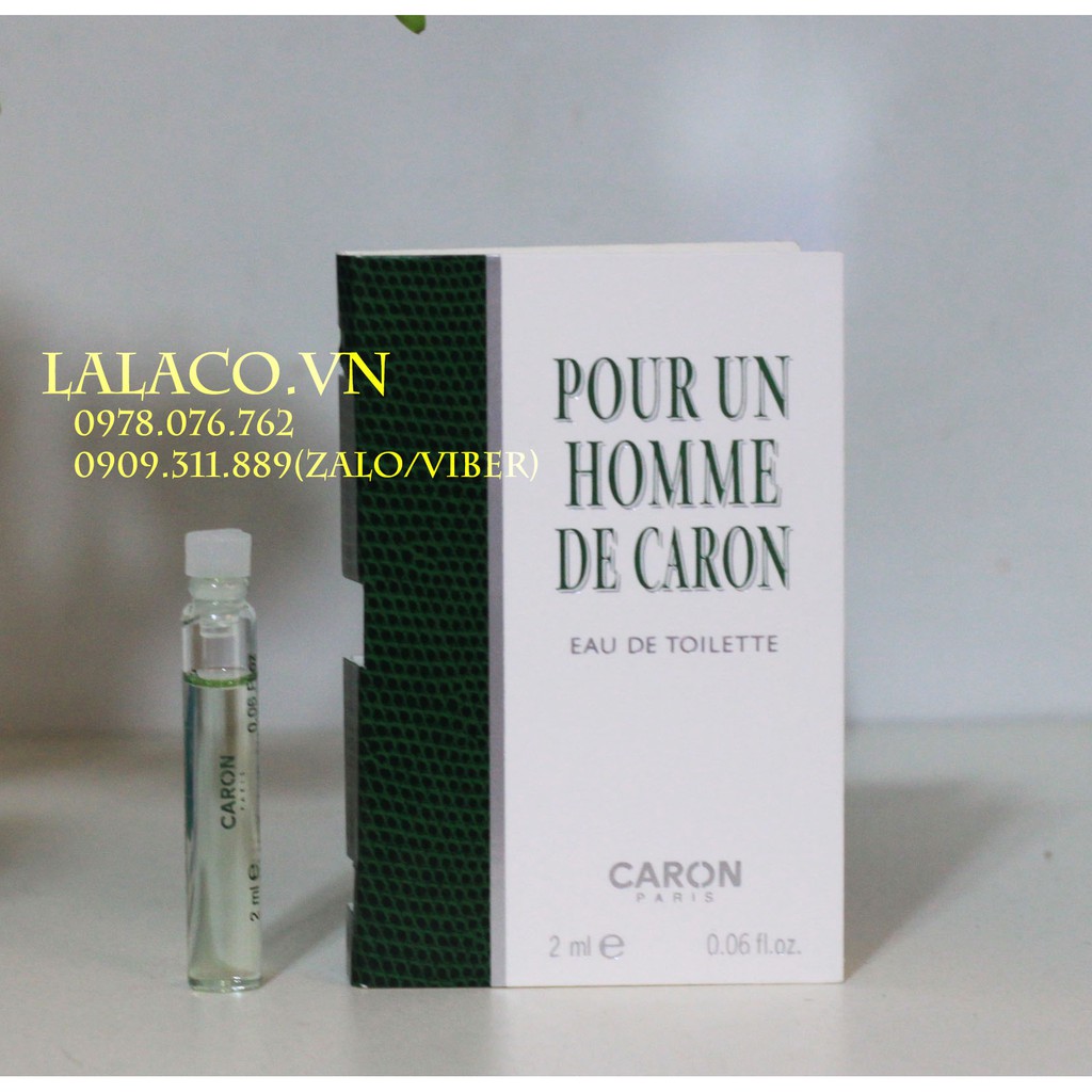 Nước hoa Caron Pour Un Homme De Caron 2ml