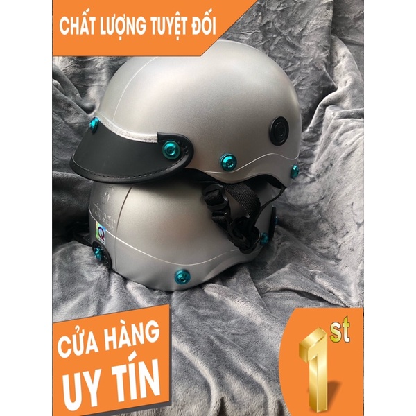 Nón Bảo hiểm gắn ốc titan gr5 chất lượng tuyệt đối chất lượng tuyệt đối