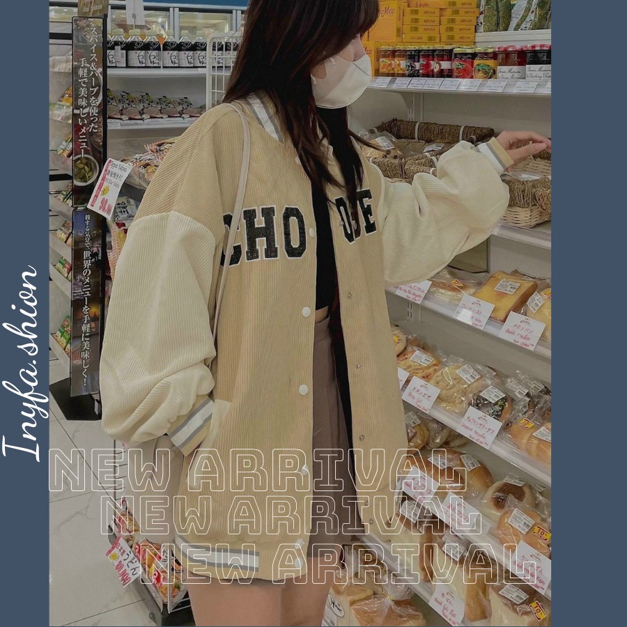 Áo Bomber Choose-2 Lớp-Ảnh thật Inyfashion