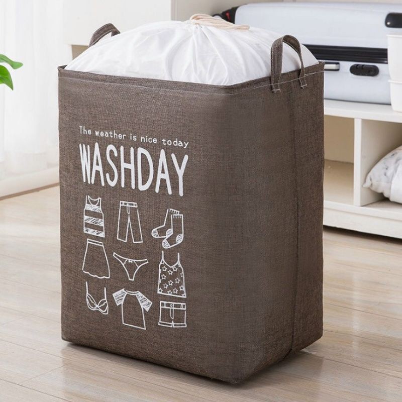 Túi Đựng Đồ Khung Sắt  Có dây rút Washday  100 Lít