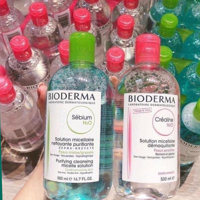 [Chính Hãng] Nước Tẩy Trang Bioderma Pháp H2O 100ml, 500ml xanh - hồng | BigBuy360 - bigbuy360.vn