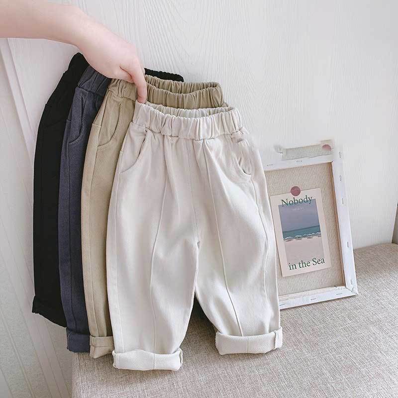 Quần dài ống rộng phong cách Hàn Quốc cho bé