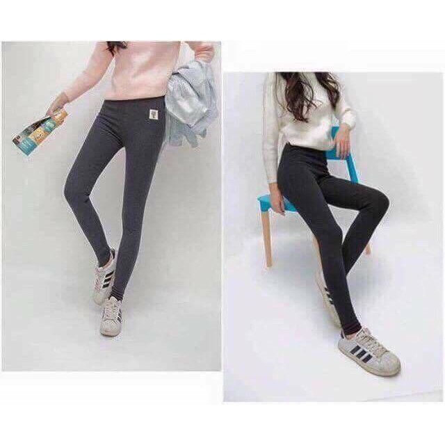 Quần bầu legging lót lông