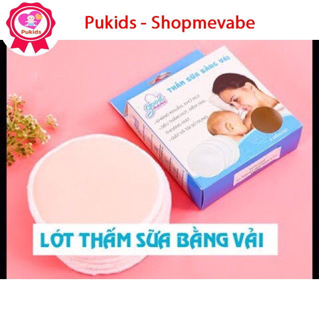 Miếng lót thấm sữa bằng vải GoodMama, hàng cao cấp _ PK38