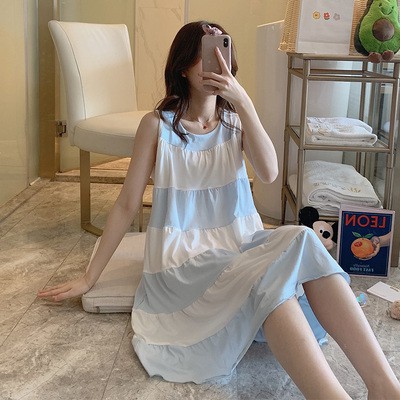 (order) Đầm ngủ, váy ngủ, đồ mặc nhà dễ thương sát nách cho nữ