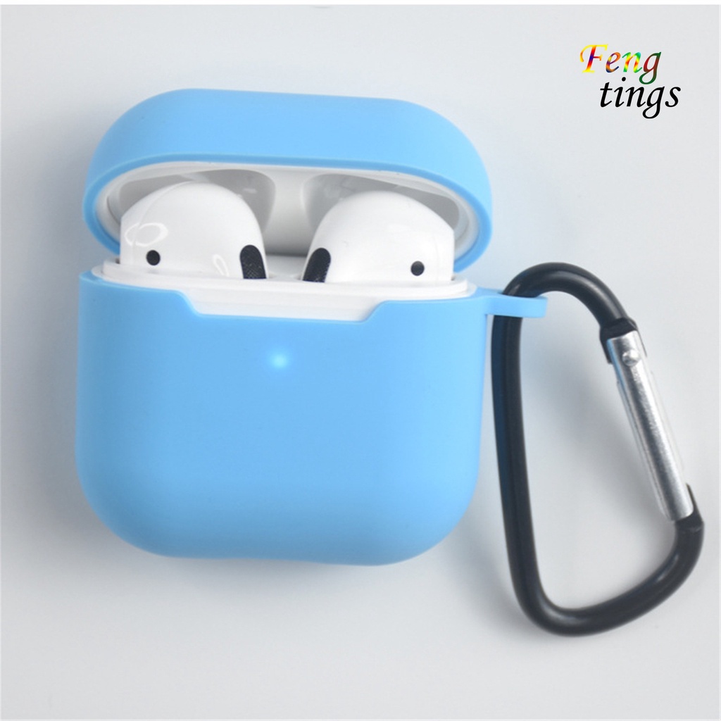 Vỏ Bảo Vệ Hộp Sạc Tai Nghe Bluetooth Airpods Pro 4 Bằng Silicon Mềm Chống Gỉ