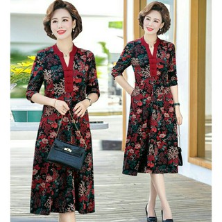 Đầm nữ trung niên thời trang
