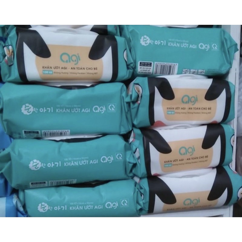 KHĂN ƯỚT AGI 100 tờ