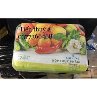 10 hộp thực phẩm ( dùng để làm rau câu)