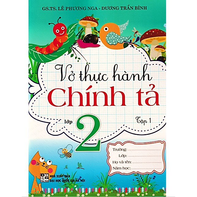 Sách - Vở Thực Hành Chính Tả Lớp 2 - Tập 1