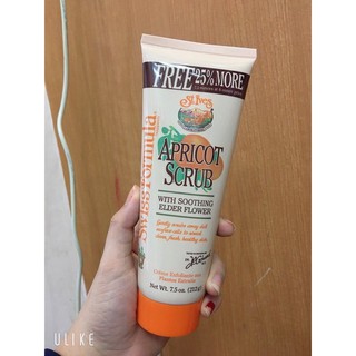 Tẩy Tế Bào Chết Cho Mặt Stives Swiss Formula Apricot Scrub (Nghệ)