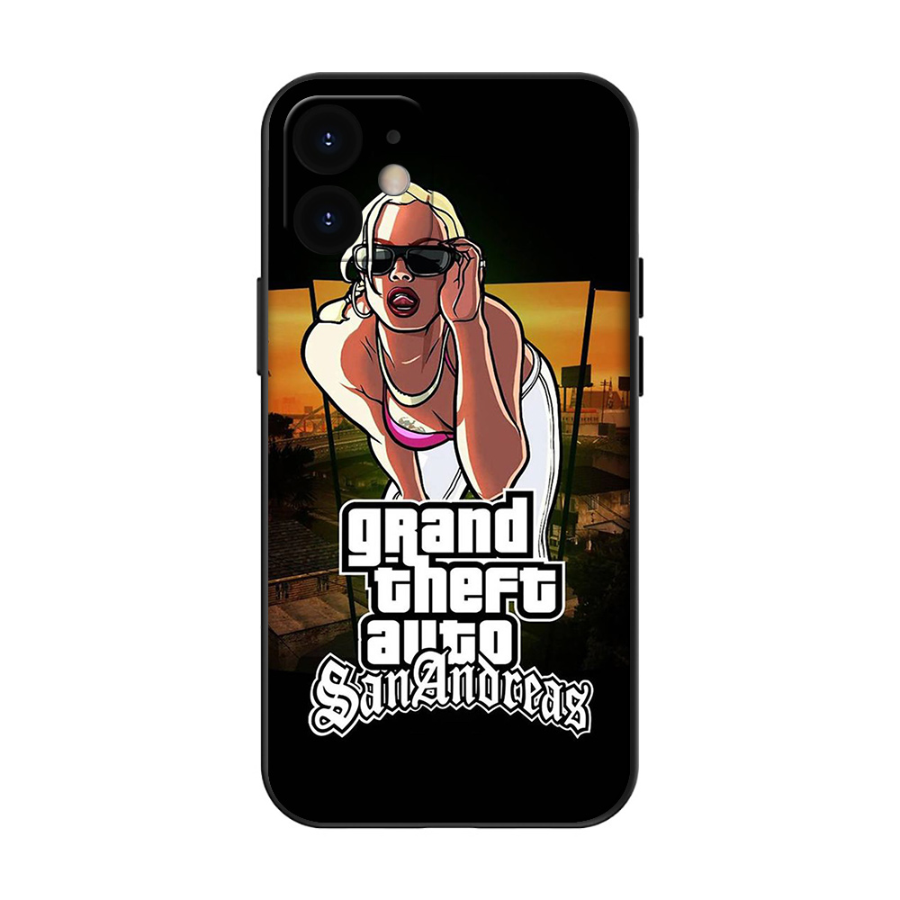 Ốp Điện Thoại Tpu Mềm Hình Game Gta 5 Grand Theft Fy61 Cho Apple Iphone 12 Mini Pro Max 8 7 6 6s 5s 5 Se Plus 2020