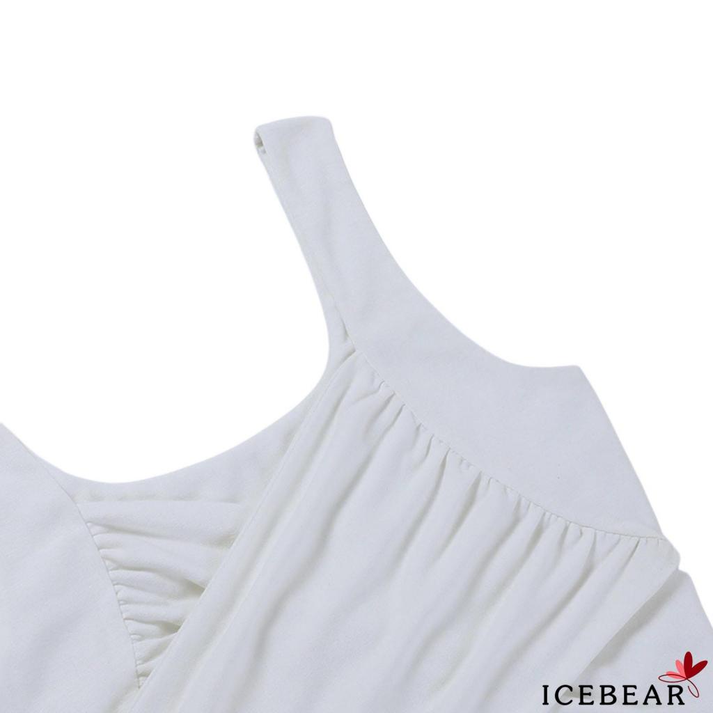 Áo hai dây cổ chữ U hở lưng màu sắc đơn giản dành cho nữ