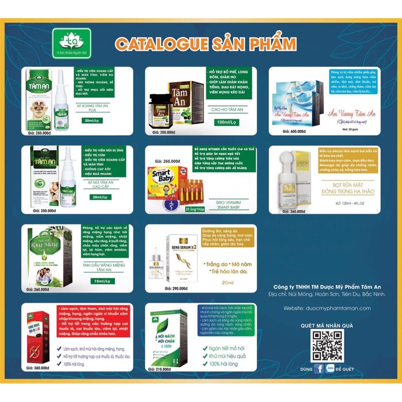 [SP CHÍNH HÃNG]Xịt Xoang Tâm An | BigBuy360 - bigbuy360.vn