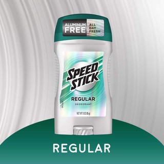 LĂN SÁP KHỬ MÙI NAM không bết Speed Stick Regular Deodorant cho Nam giới, chai 85g