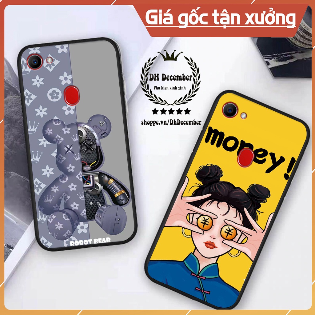 Ốp lưng Oppo F5 / F7 in hình 3D lucky, gấu Brick xinh xắn - KHÔNG NÊN BỎ LỠ