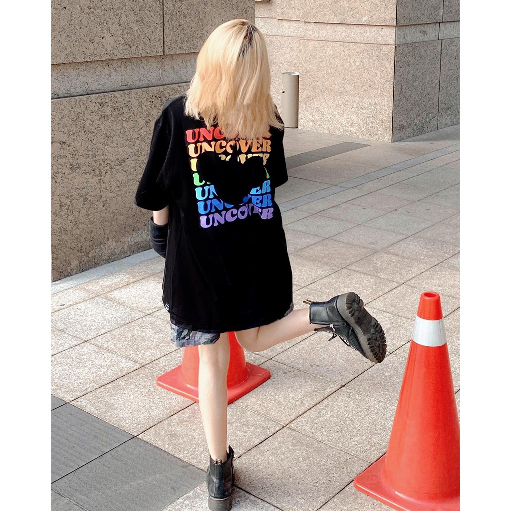 Áo thun local brand Uncover basic colorful , áo phông from rộng unisex , basic tee oversize nam nữ - Gin store