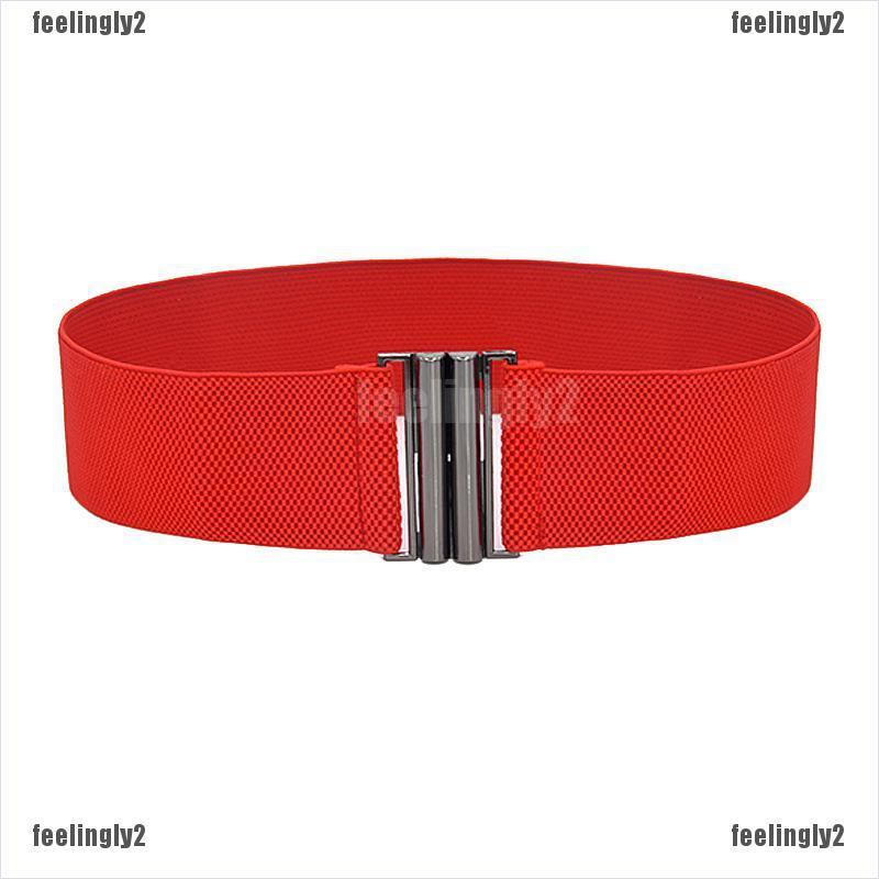 Thắt lưng co dãn có khóa cài tiện lợi thời trang cho nữ