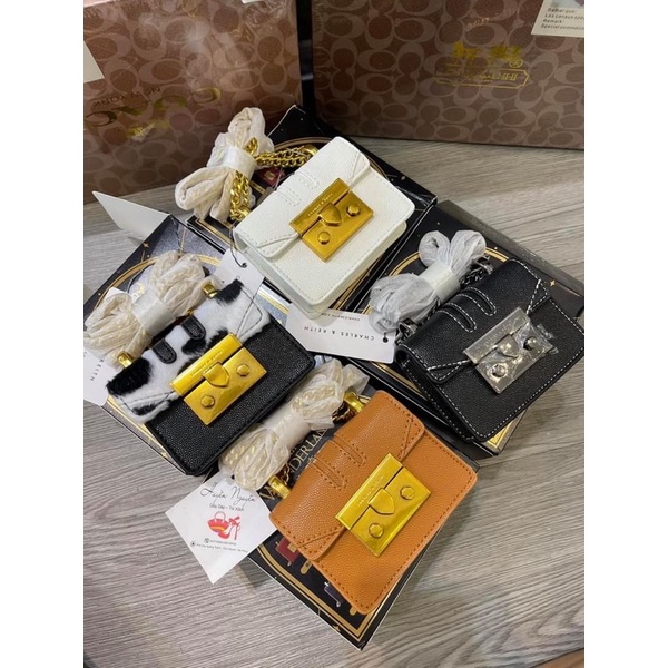 túi đeo chéo cnk mini hàng quảng châu loại 1( khoá và sau túi dập logo) full box