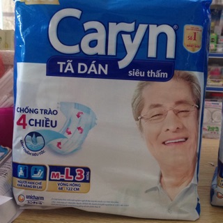Tã dán Caryn người già (50-75kg .1 bịch 3 miếng)