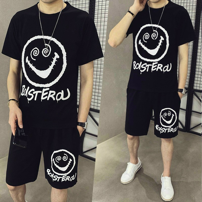 SET ĐỒ THUN LƯỚI NAM  IN HÌNH NGỘ NGHĨNH FORM <70KG | BigBuy360 - bigbuy360.vn