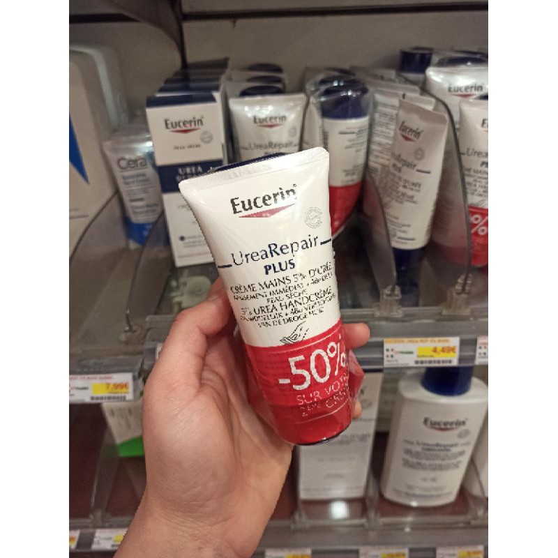 KEM DƯỠNG DA TAY EUCERIN UREA REPAIR PLUS 5% UREA + CERAMIDE &amp; N.M.F