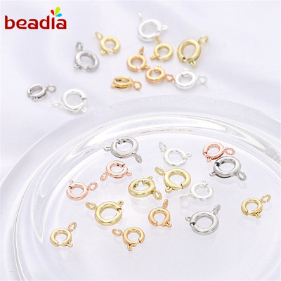Khóa lò xo BEADIA mạ đồng cao cấp dùng tự làm trang sức thủ công