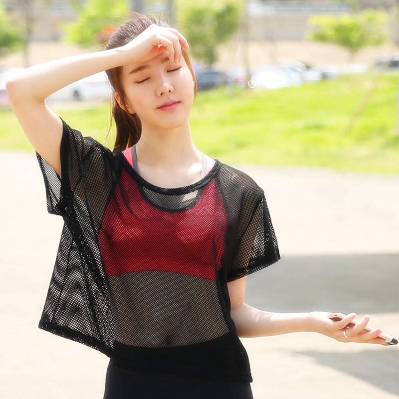 Áo Thun Tay Ngắn Thể Thao Năng Động Cho Nữ[Quà tặng miễn phí