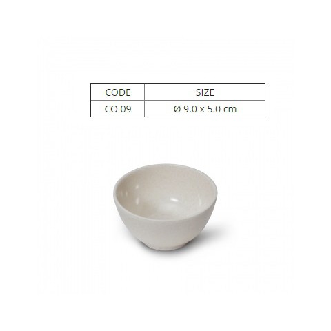 Chén Nhựa Melamine Vân Đá Kem Nhiều Size