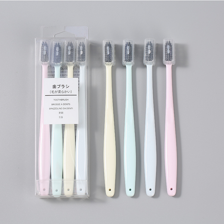 SET 4 BÀN CHẢI ĐÁNH RĂNG THƯƠNG HIỆU MUJI- HÀNG XUẤT NHẬT - CÔNG NGHỆ NANO