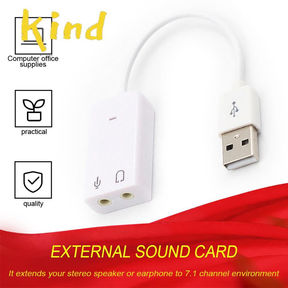 Card Âm Thanh Usb 7.1 Kênh Cho Laptop | BigBuy360 - bigbuy360.vn