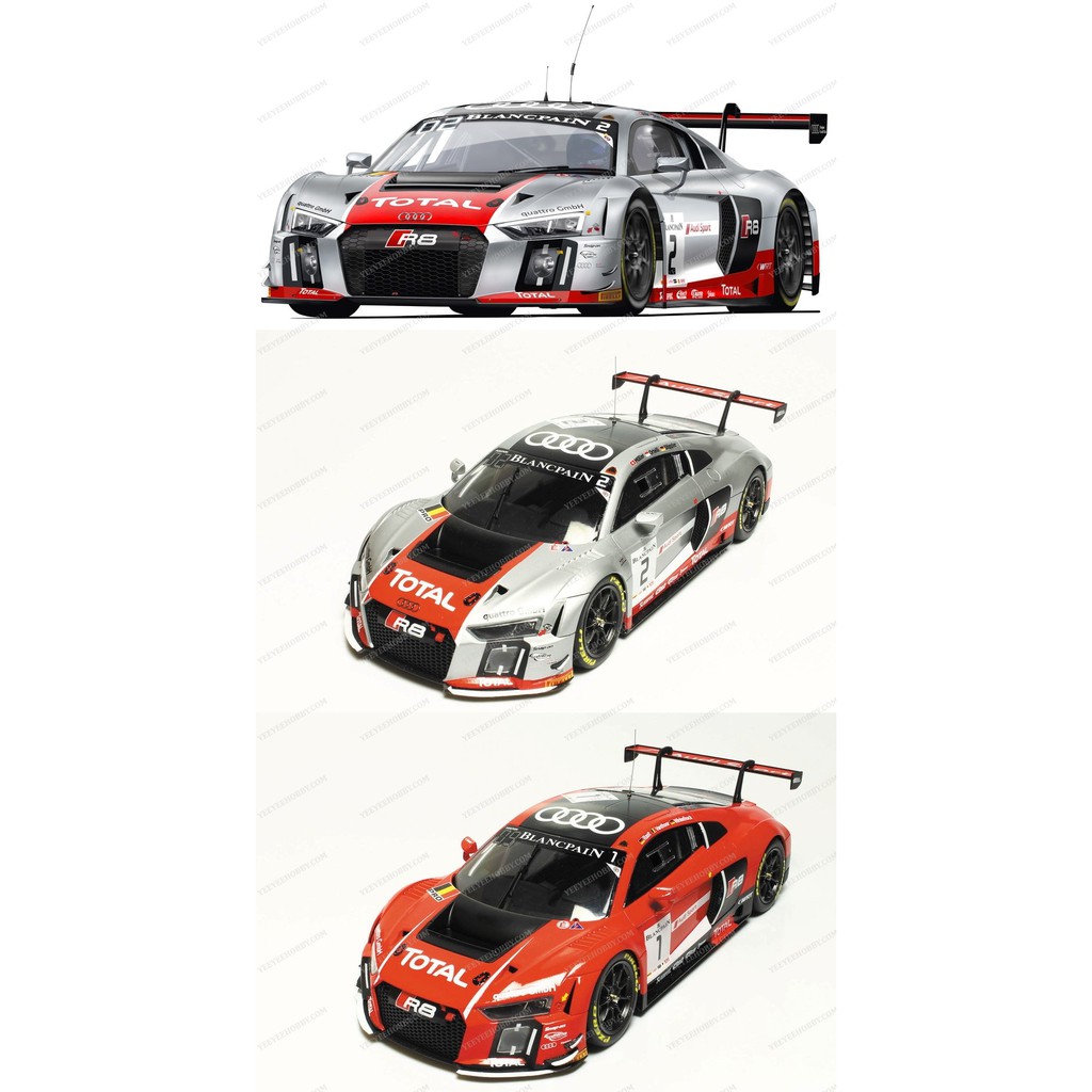 [YEEYEE] MÔ HÌNH LẮP RÁP PLATZ - 1/24 RACING SERIES AUDI R8 LMS GT3